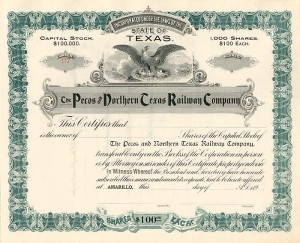 Pecos and Northern Texas Railway Company